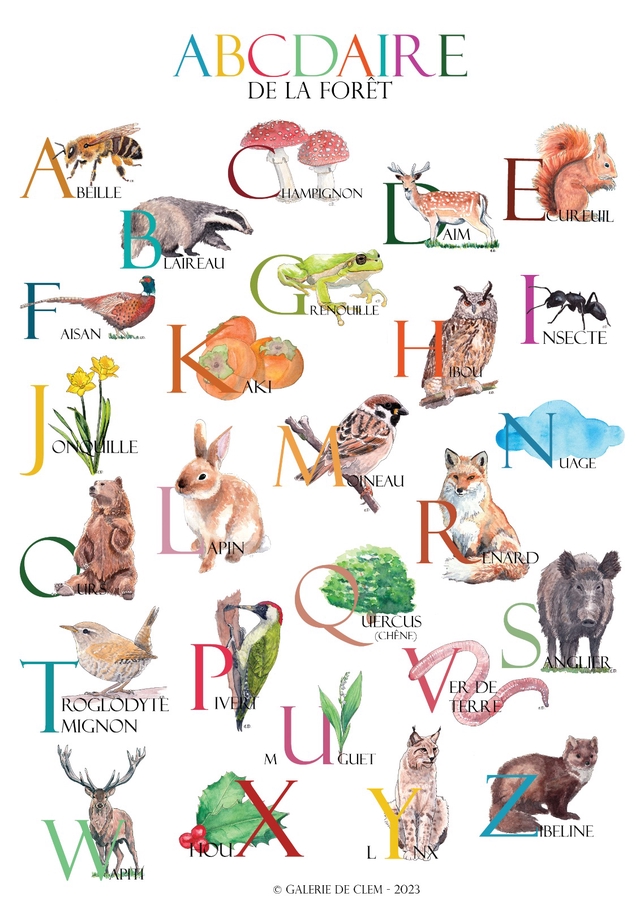 Abécédaire de la forêt